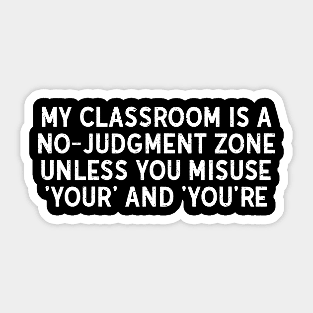 My classroom Sticker by trendynoize